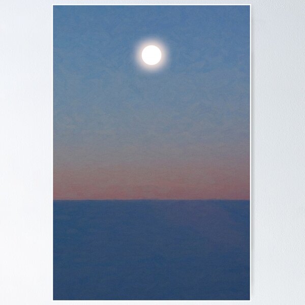 Winter Full Moon Poster