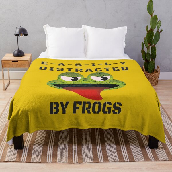 Item preview, Easily distracted by frogs designed and sold by myseptember18th.