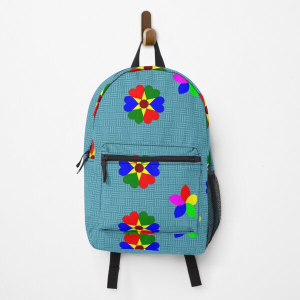 Item preview, Geometrical Flowers, Colorful Abstract Geometrical Flower Pattern designed and sold by silviaol.