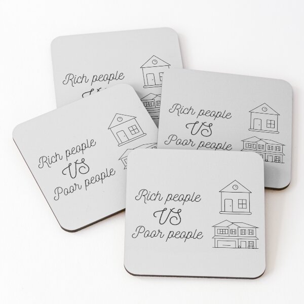 Item preview, Rich People VS Poor People designed and sold by g-raph.