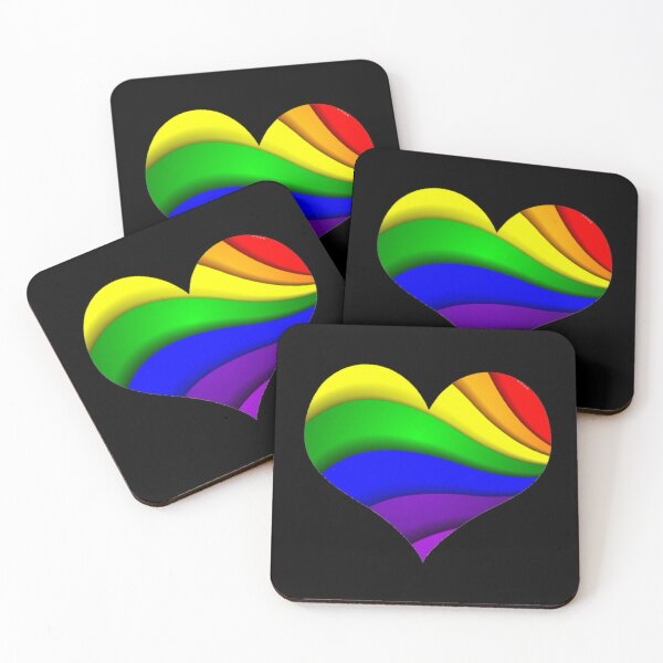 Item preview, Hippie Loveheart Rainbow designed and sold by BuggingOut.