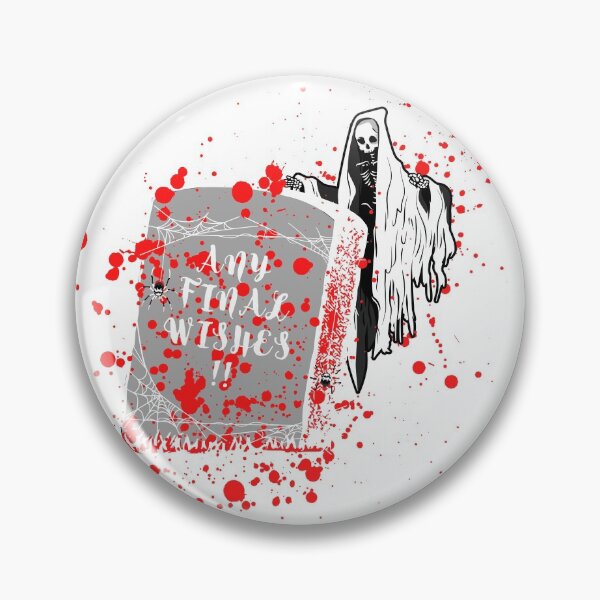 Item preview, Red and White Vintage Horror Any Final Wishes !! designed and sold by Red-ElYoubi.