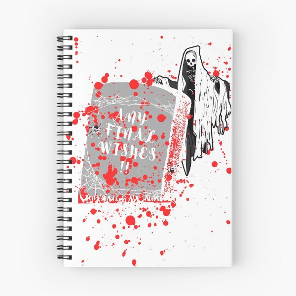 Item preview, Red and White Vintage Horror Any Final Wishes !!   designed and sold by Red-ElYoubi.