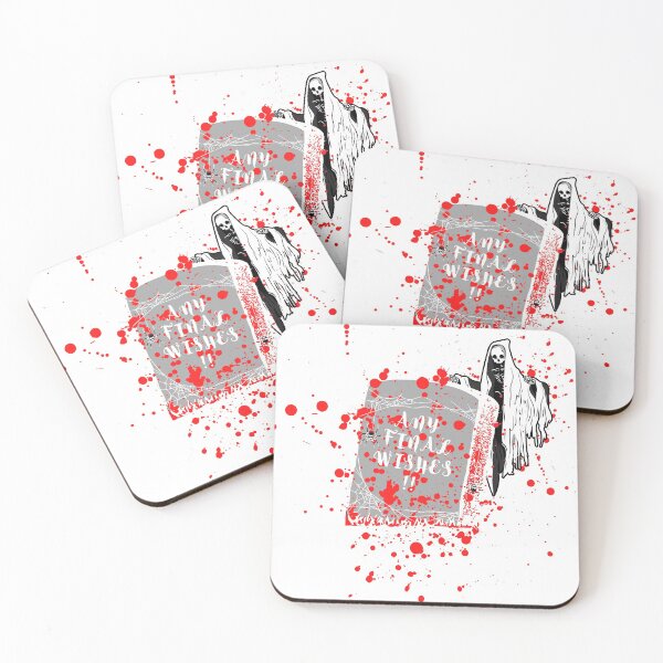 Item preview, Red and White Vintage Horror Any Final Wishes !!   designed and sold by Red-ElYoubi.