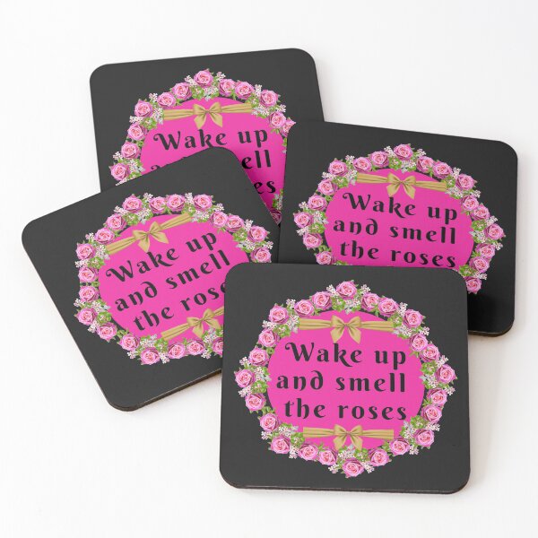 Artikelvorschau, Wake up and smell the roses entworfen und verkauft von dogcuddleralert.