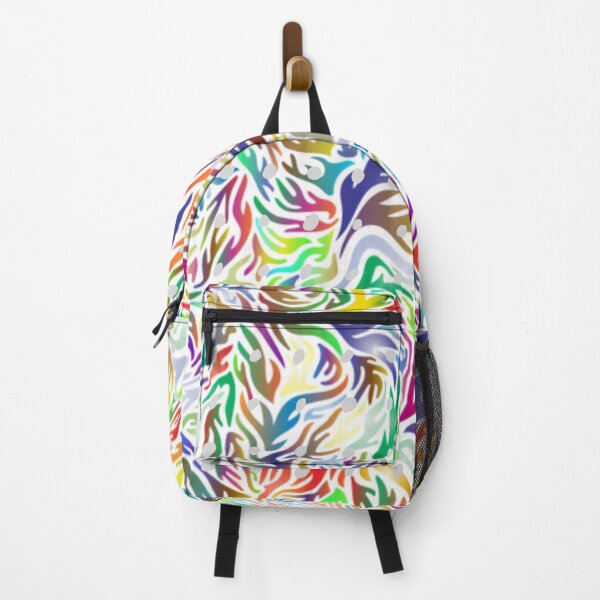 Item preview, Abstract Multicolor Pattern -  Polka Dots, Wavy Lines designed and sold by silviaol.