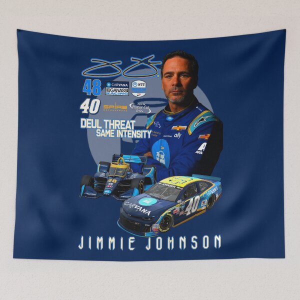 Item preview, Jimmie Johnson "Deul Threat" 2021 designed and sold by Mininascar.