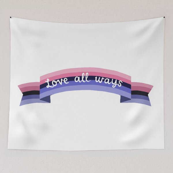 Item preview, Love All Ways Omnisexual Banner designed and sold by izzychar.