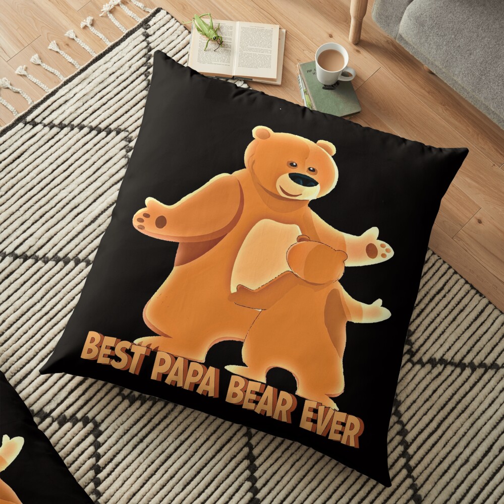 papa bear pillow