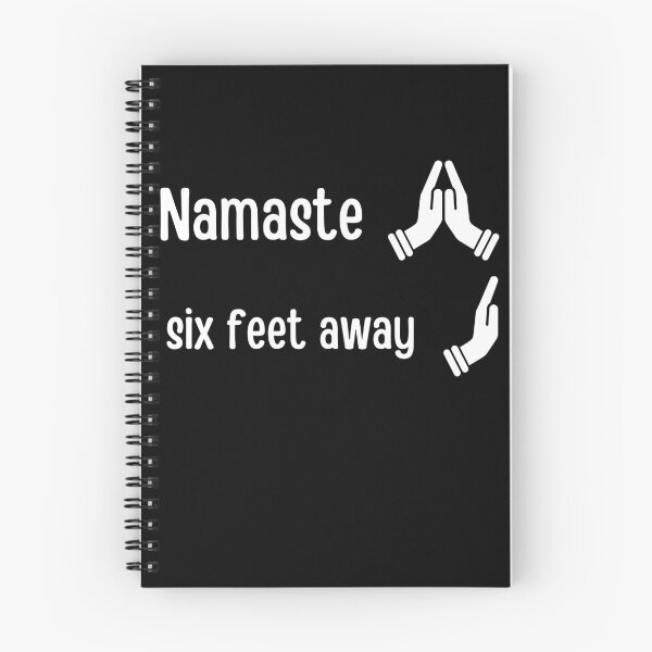 Item preview, Namaste six feet away designed and sold by Caregiverology.