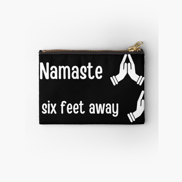 Item preview, Namaste six feet away designed and sold by Caregiverology.