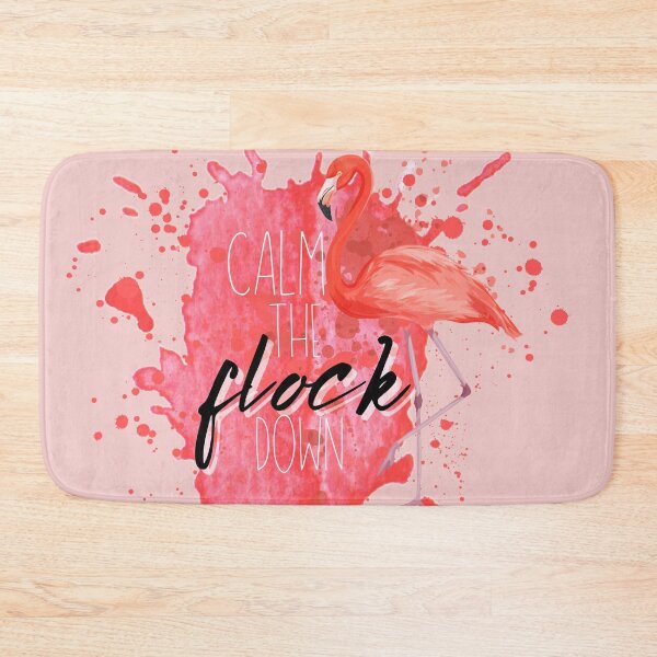 Item preview, Calm The Flock Down Flamingo designed and sold by indigofox-x.