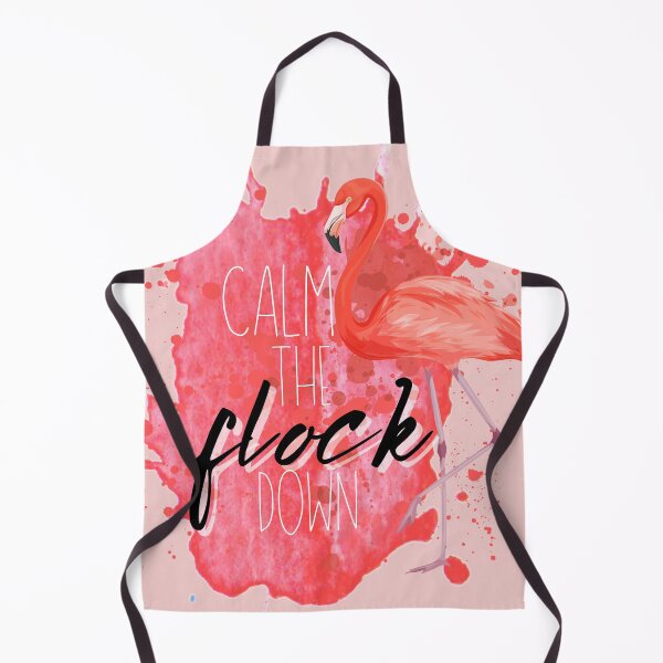 Item preview, Calm The Flock Down Flamingo designed and sold by indigofox-x.