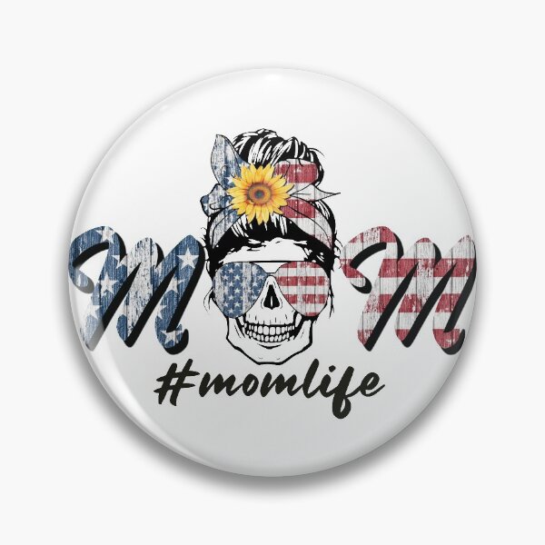 Item preview, Skull Momlife designed and sold by MHDesignstore.
