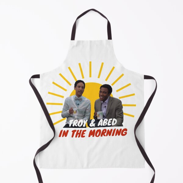 Troy und Abed am Morgen Schürze