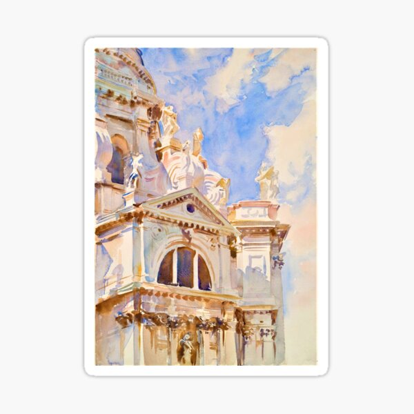 Venice, The Salute, c1904-07 Painting, John Singer Sargent Sticker