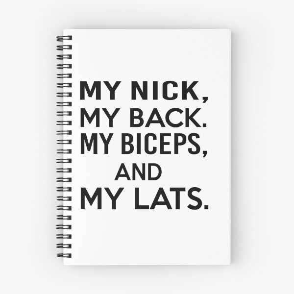 Item preview, My Neck My back My Biceps and My Lats Racerback fitness Tank Motivational Workout Tank Top Gym Shirt work out Tank. designed and sold by Noui Barka.