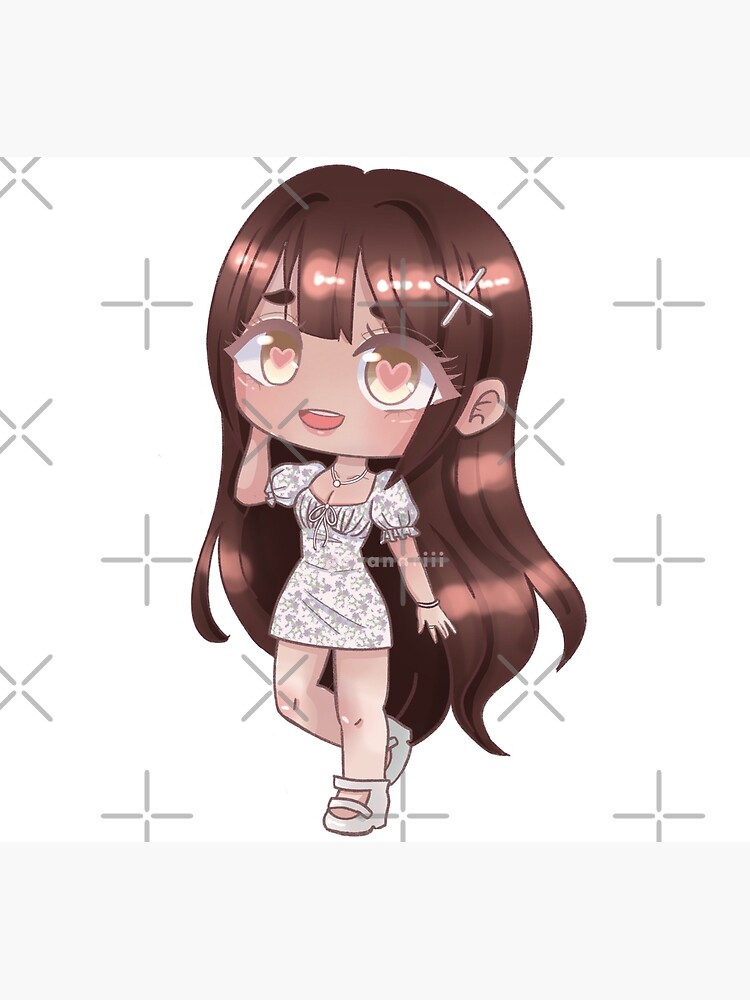 Cute Anime Girl - Gacha Edit Sticker for Sale by BambooBanana