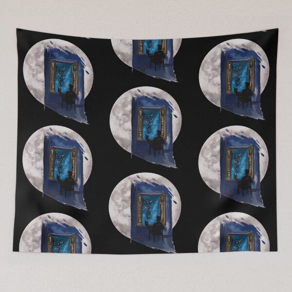 Item preview, Moon Meditations on a Starry Night Sky designed and sold by ObservantPoet.