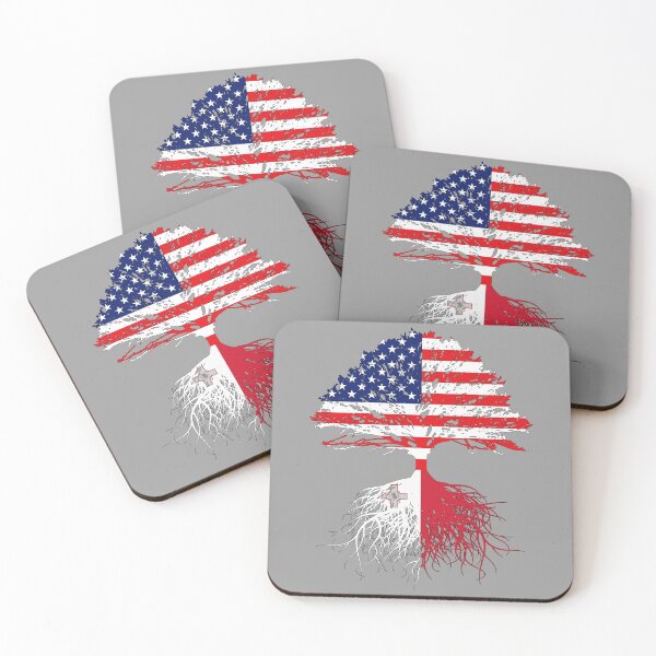 Item preview, Malta Maltese Immigrant Roots Tee Born From Malta USA Flag Mug US Naturalization Ceremony Gift Men Women Family Friend designed and sold by maindeals.