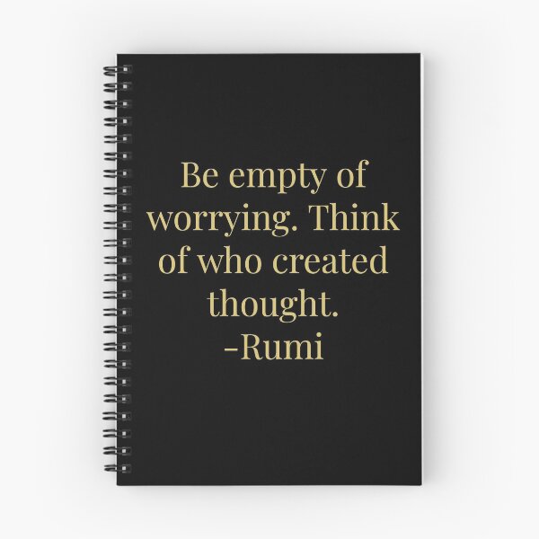 Item preview, Be empty of worrying. -Rumi designed and sold by uphustle.