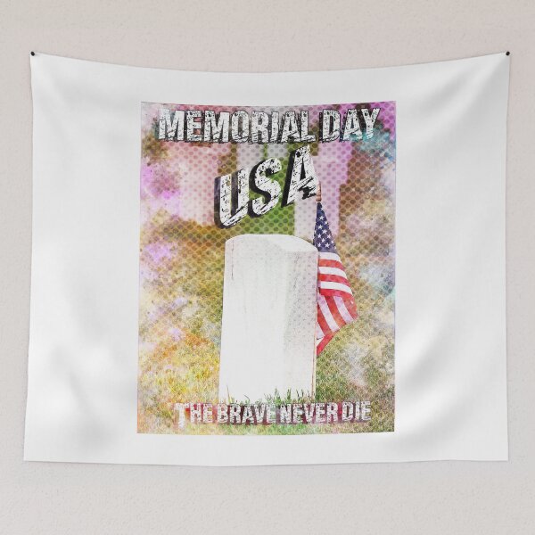 Item preview, Memory Day Series - The Brave Never Die designed and sold by GrafiKrama.