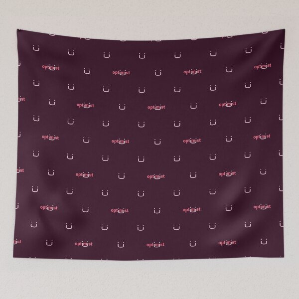Item preview, Optimist Smile - dark pink designed and sold by Mauxmaux.