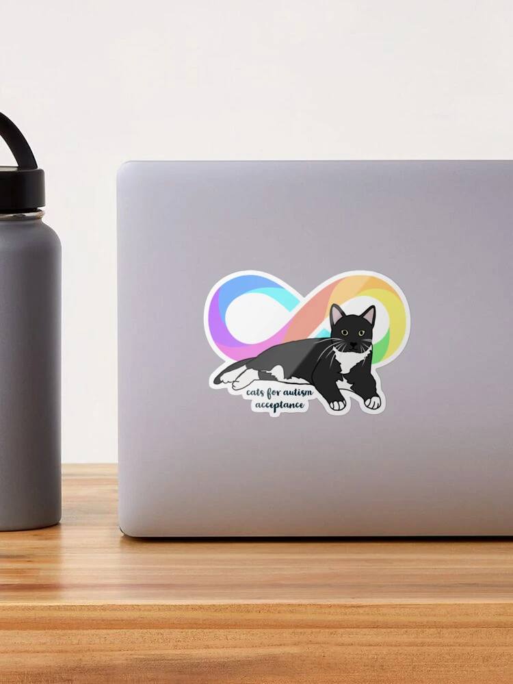 Student Reward Laptop Cat Sticker - Temu