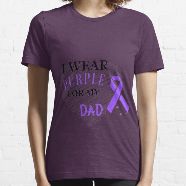 I Wear Purple For My Dad Essential T-Shirt