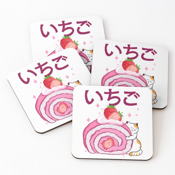 Item preview, Kawaii Strawberry Roll Cake designed and sold by Kimprut.