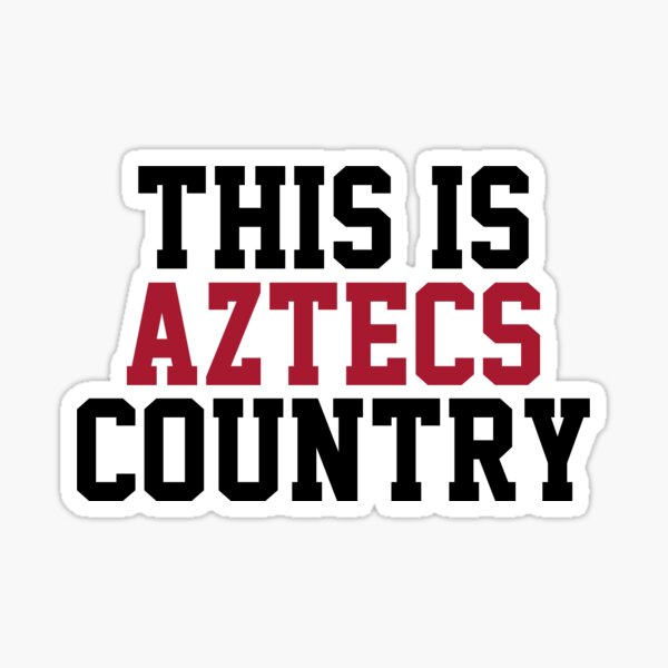 SDSU Aztecs Butterfly Decal