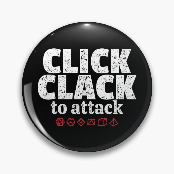 Item preview, Click Clack to Attack DnD Dice designed and sold by DnlDesigns.