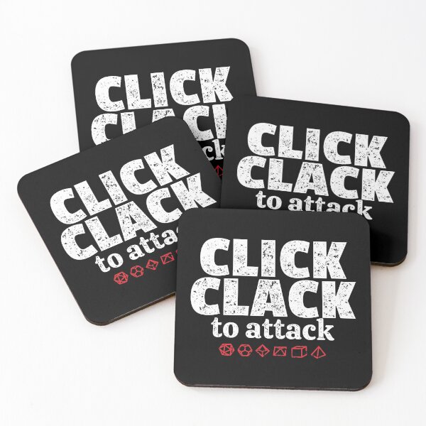 Item preview, Click Clack to Attack DnD Dice designed and sold by DnlDesigns.
