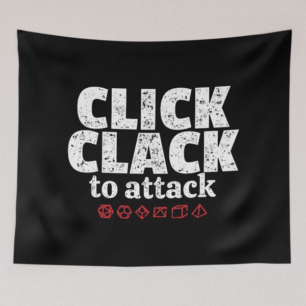 Item preview, Click Clack to Attack DnD Dice designed and sold by DnlDesigns.