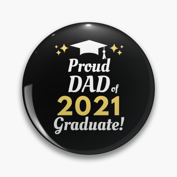 Aperçu de l'œuvre Fier papa du diplômé de 2021! créée et vendue par Shirts4Humans.