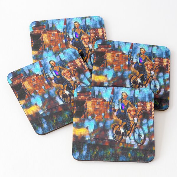 Item preview, Just Enjoy The Ride Oil Painting Design designed and sold by Red-ElYoubi.