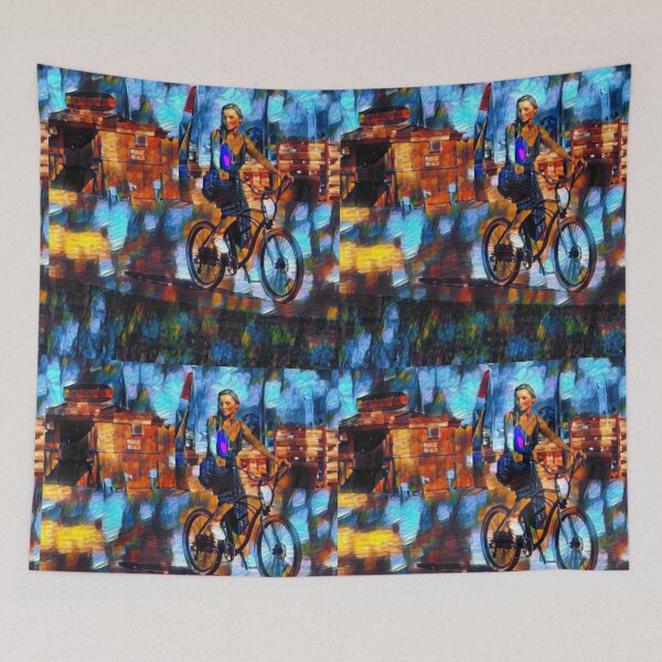 Item preview, Just Enjoy The Ride Oil Painting Design designed and sold by Red-ElYoubi.