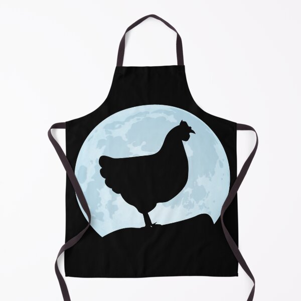 Item preview, chicken lover animal moon chicken silhouette farmer designed and sold by alaechamlal.