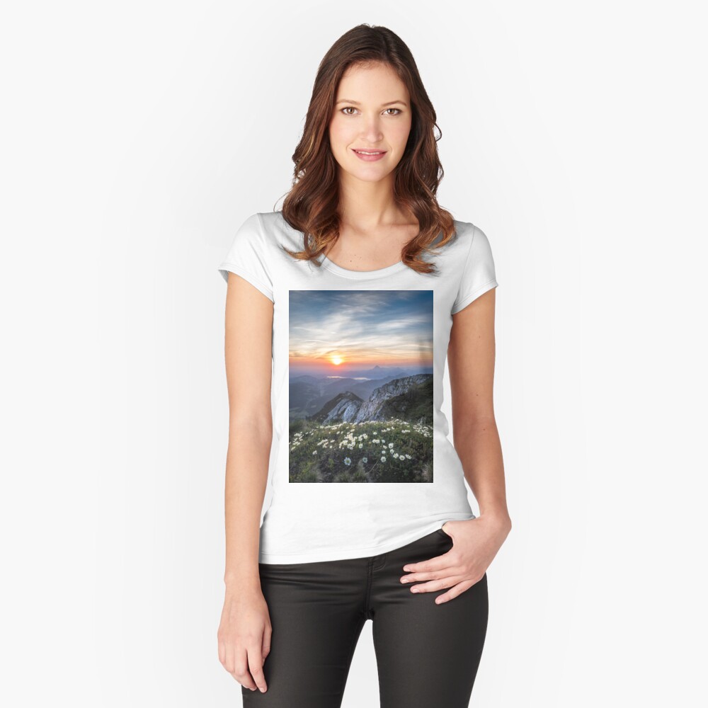 Item preview, Fitted Scoop T-Shirt designed and sold by Semapemodiba.