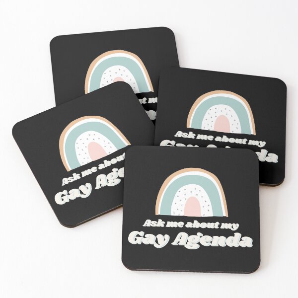 Item preview, Ask Me About My Gay Agenda designed and sold by 10pmCreations.