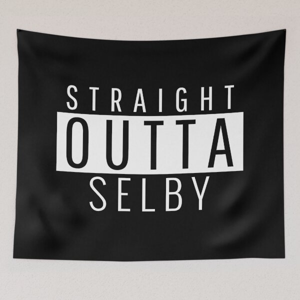 Artikelvorschau, Gerade Outta Selby North Yorkshire entworfen und verkauft von Teelogic.