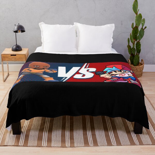 Item preview, Friday Night Funkin boyfriend VS Matt black background designed and sold by RedMerce.
