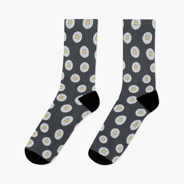 Item preview, Daisies (Dark Gray) designed and sold by HollyCat.