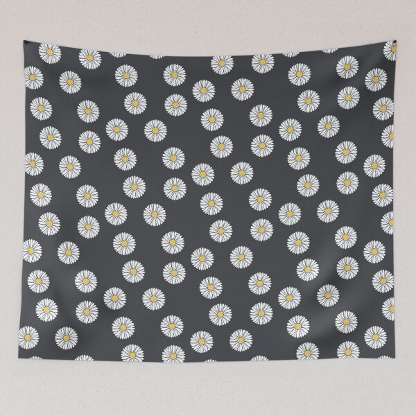 Aperçu de l'œuvre Marguerites (gris foncé) créée et vendue par HollyCat.