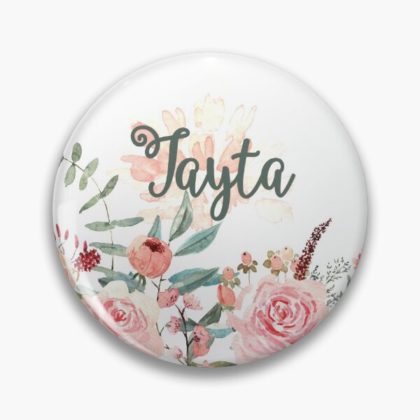 Item preview, Tayta Teta Día de la Madre Diseño de borde de hoja de goma de acuarela floral árabe inglés inglés designed and sold by HalunaHappy.