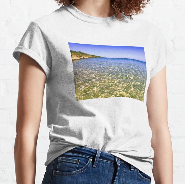 Placid Caribbean Sea in the Early Morning Classic T-Shirt