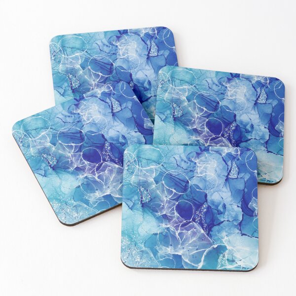Item preview, Blue Alcohol Ink - "Loyalty"  designed and sold by BellaLouDesigns.