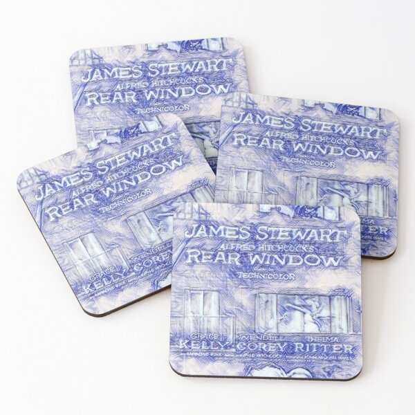 Item preview, Rear Window in pen art- Alfred Hitchcock designed and sold by CristalleLisa.