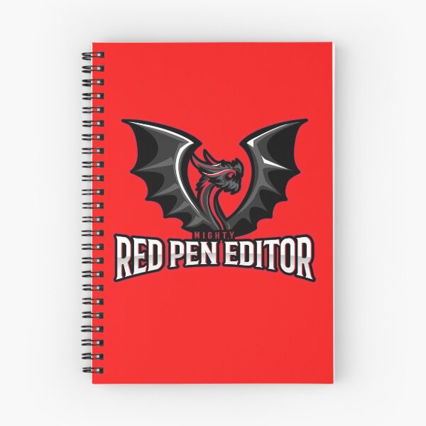Item preview, Mighty Red Pen Editor, Lover of Oxford Commas designed and sold by Purrfecta.