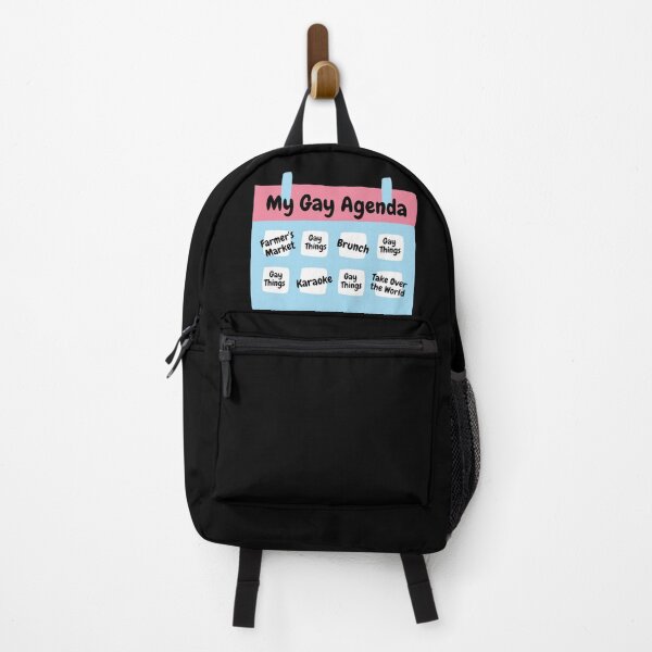 Item preview, Ask Me About My Gay Agenda designed and sold by 10pmCreations.